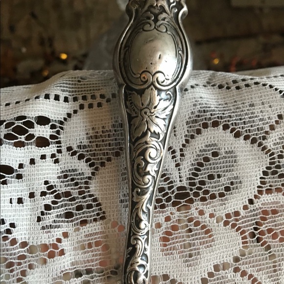 Antique beautifully ornate Sterling Silver Victorian Era 🎩 Boot / Button Hook - Picture 5 of 16